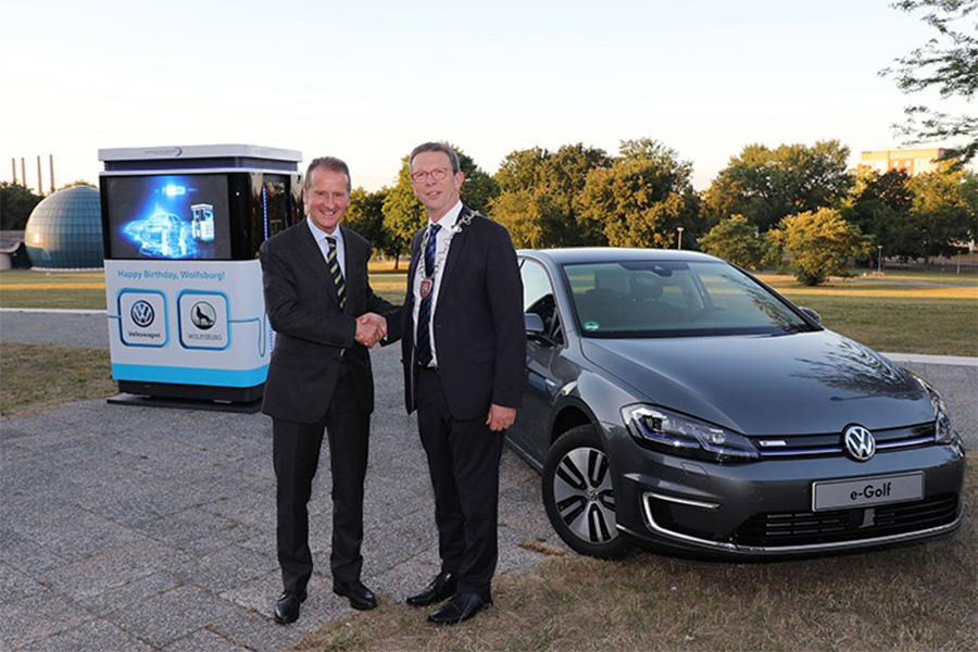 大众斥巨资在德推移动充电站 能充满5辆e-Golf