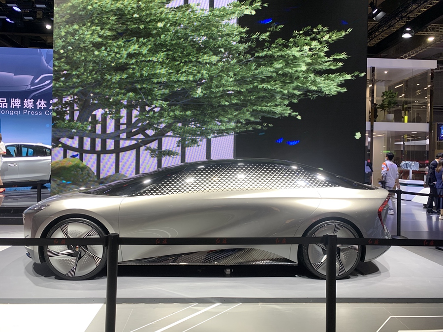 2021上海车展：红旗EV-Concept概念车正式亮相