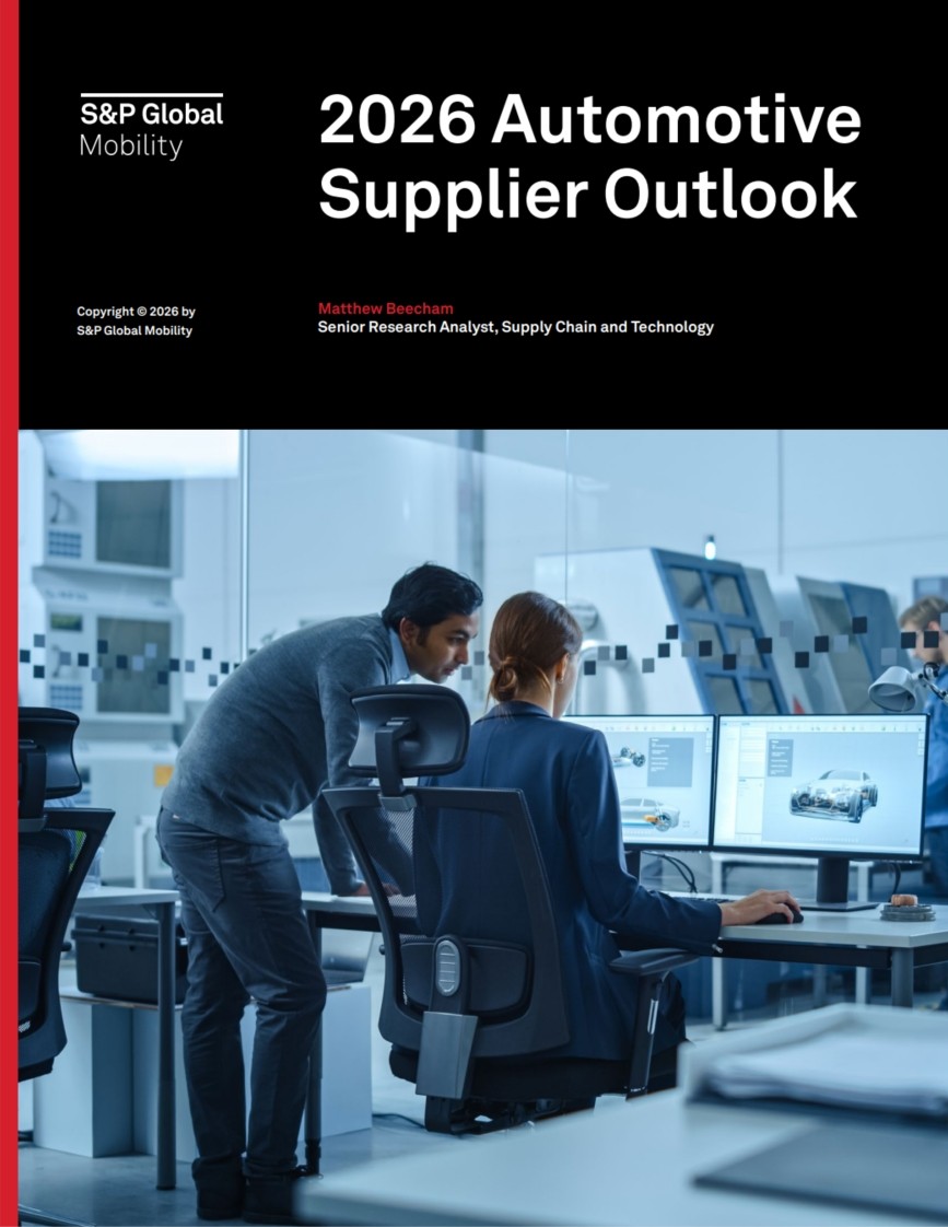 《标普全球2026汽车供应商展望》权威调研发布，京西智行入选