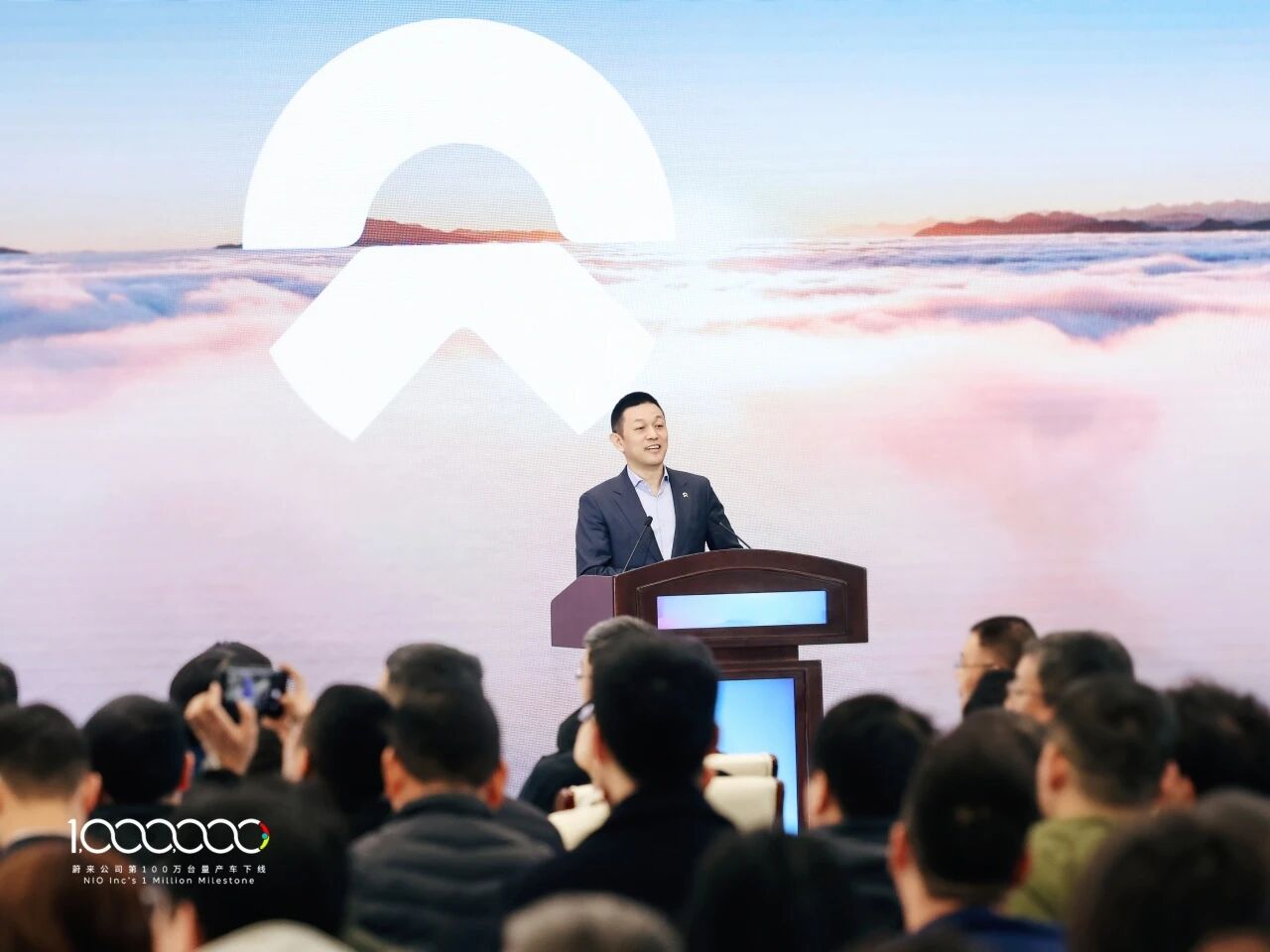 迎来全新里程碑 蔚来公司第100万台量产车下线 迎来全新里程碑 蔚来公司第100万台量产车下线