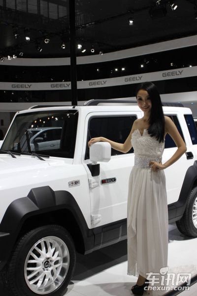 吉利汽车1号车模