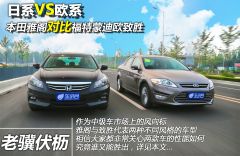 本田雅阁对比福特蒙迪欧致胜