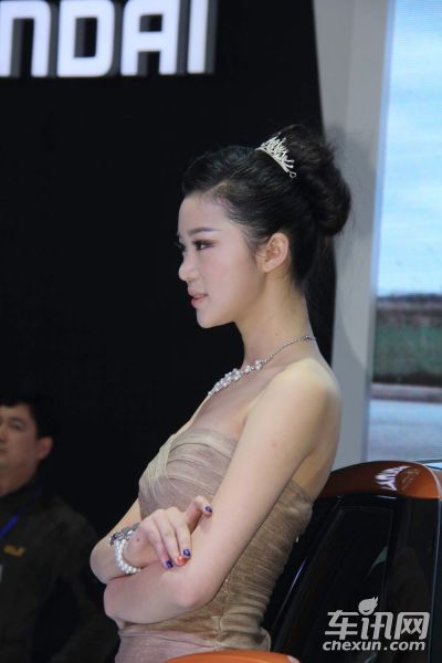 北京现代1号车模