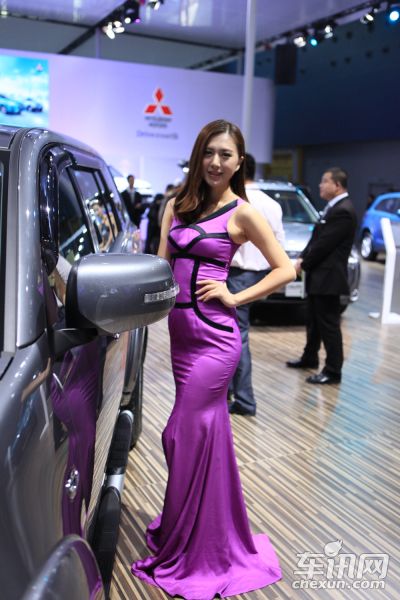 广汽三菱3号车模