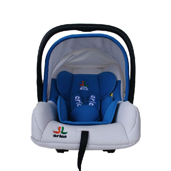 爱儿篮 提篮式安全座椅0-12个月 婴儿童宝宝安全座椅汽车 太阳花AY 天蓝色
