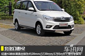 车讯网试驾北汽幻速H2 AMT 走高配置路线