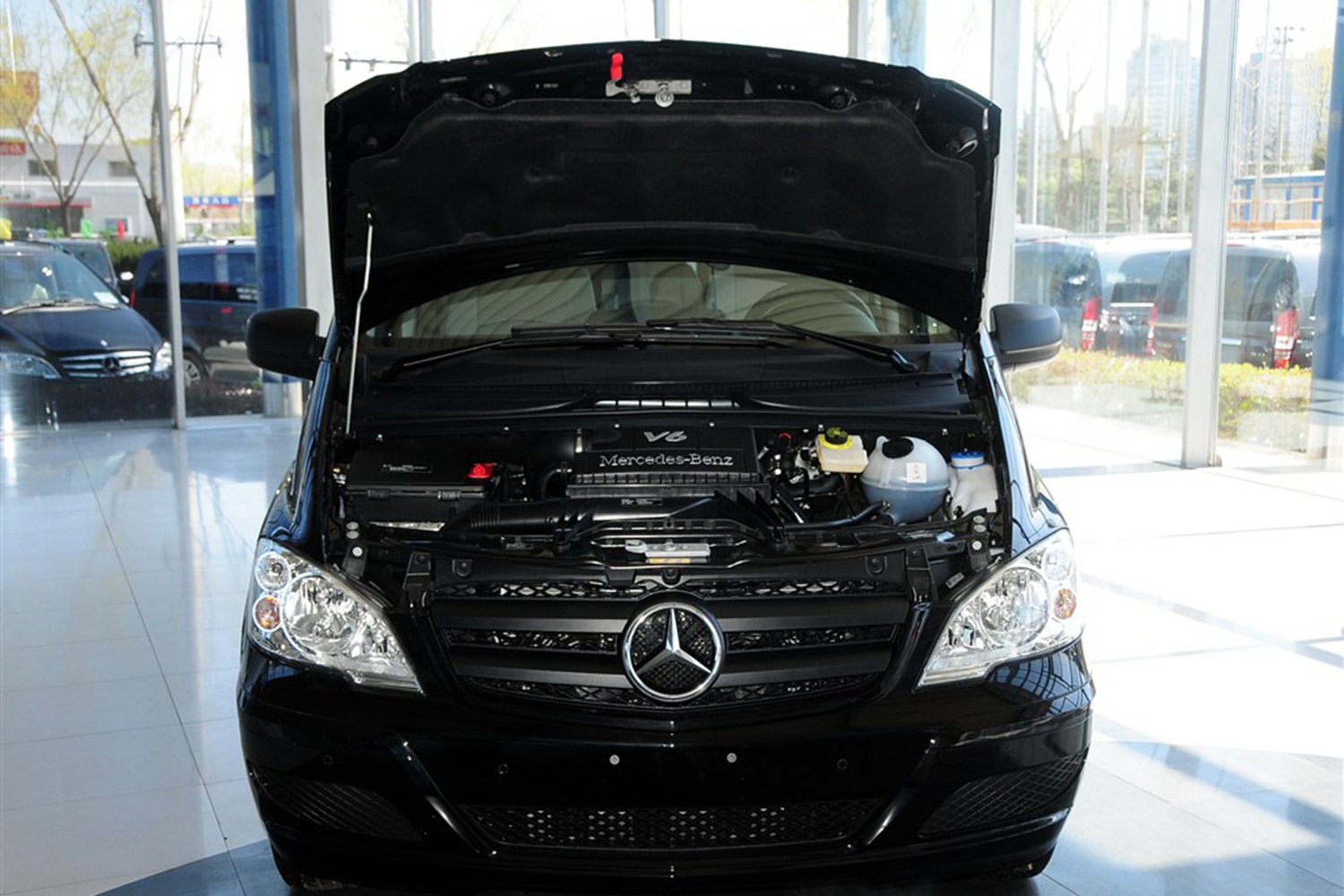 改装 奔驰威霆商务改装项目 航空座椅平顶