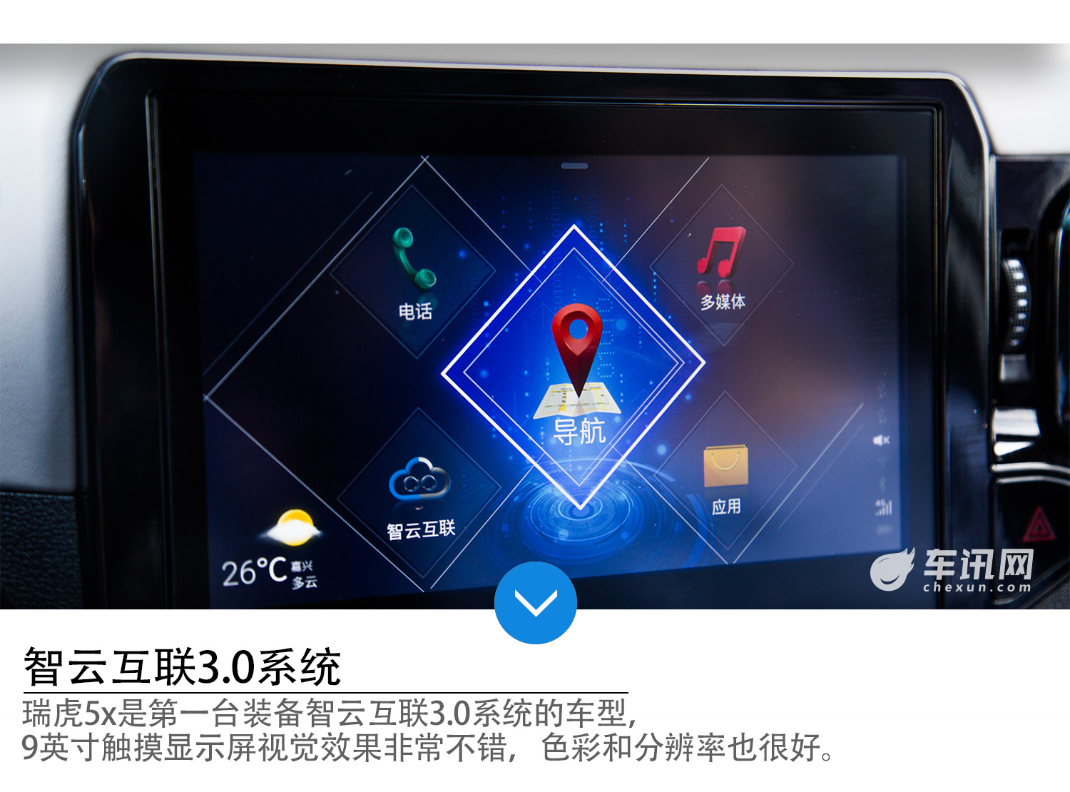 更具科技感的SUV 车讯网试驾奇瑞瑞虎5x