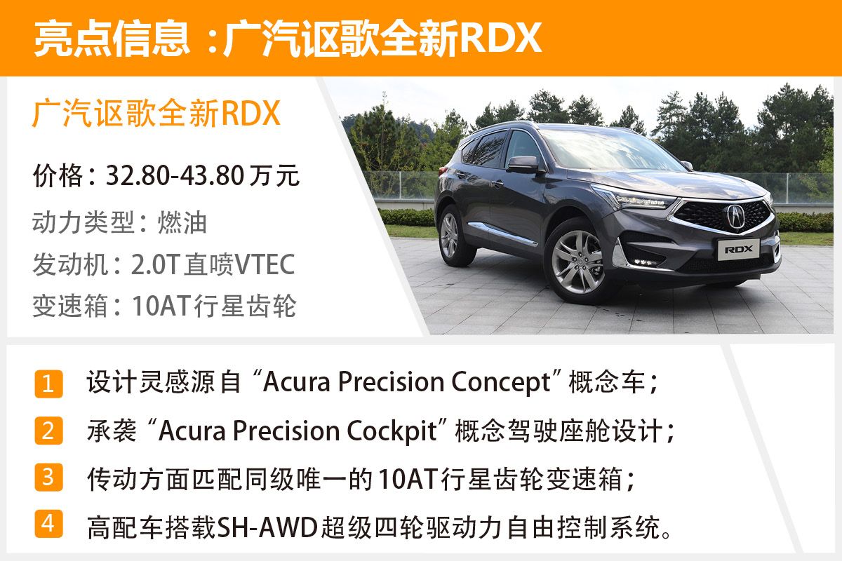 首推智享版车型 广汽讴歌全新RDX购车手册