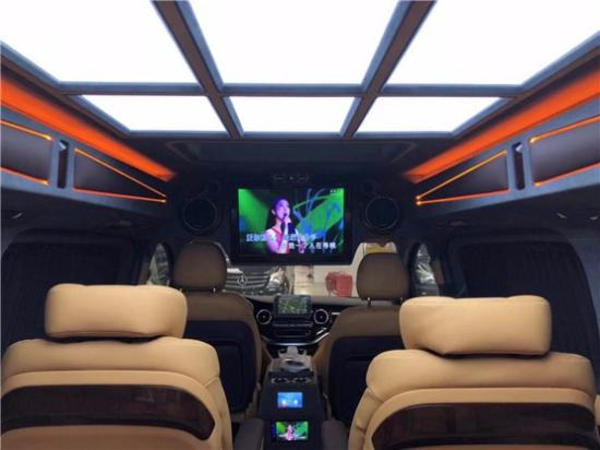 奔驰V260L改装七座商务车内饰装修报价多少