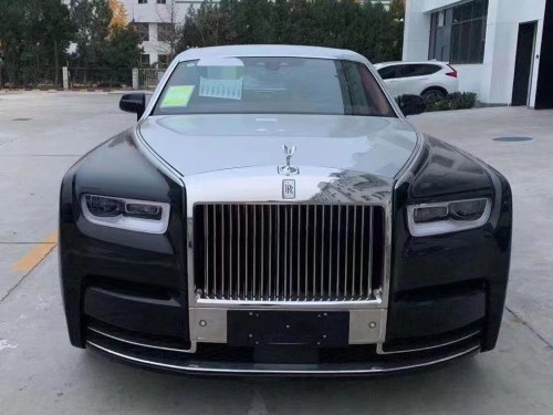 2019款劳斯莱斯幻影加长钻石黑/银双拼现车