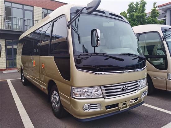 新旗舰丰田考斯特中巴车15座美容价格  
