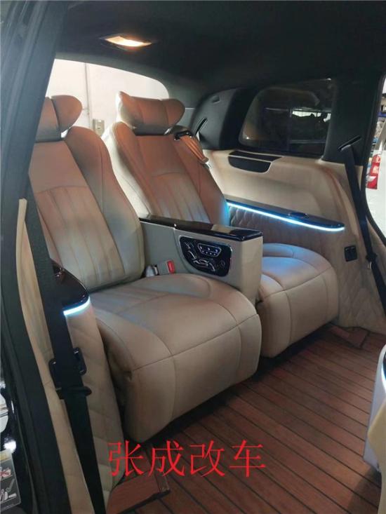 奔驰GLS450改装内饰改装航空座椅7改4商务舱案例
