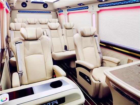 丰田考斯特价格航空内饰13座豪华车可旋转