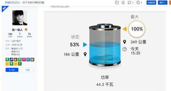 车主投稿：被北汽车主嫌弃的北京奔驰EQC快充功率不足9千瓦
