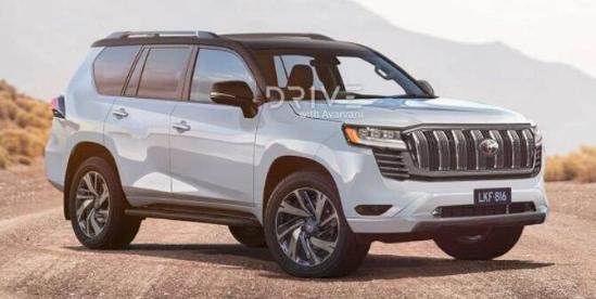 新知达人, 全新一代普拉多效果图曝光 配置大增 搭2.4T 网友：这么帅