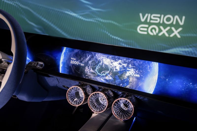奔驰VISON EQXX全球首发！风阻系数低至0.17，百公里个位数能耗
