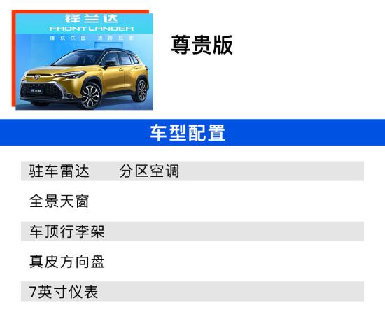 进一步扩充产品线 广汽丰田锋兰达买哪款？