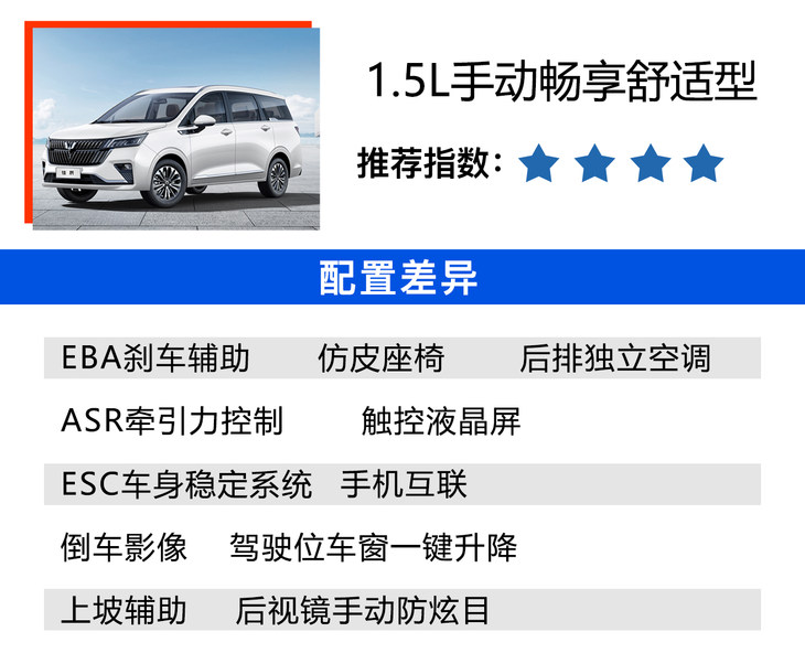 五菱佳辰购车手册 两个动力都有最值得购买的车型