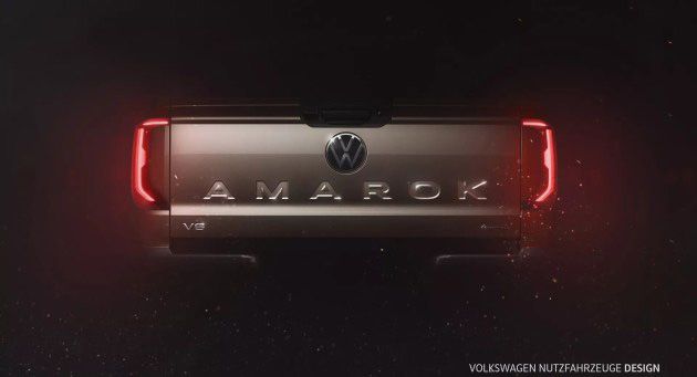 外观设计硬派感十足 全新大众Amarok外观细节预告图 
