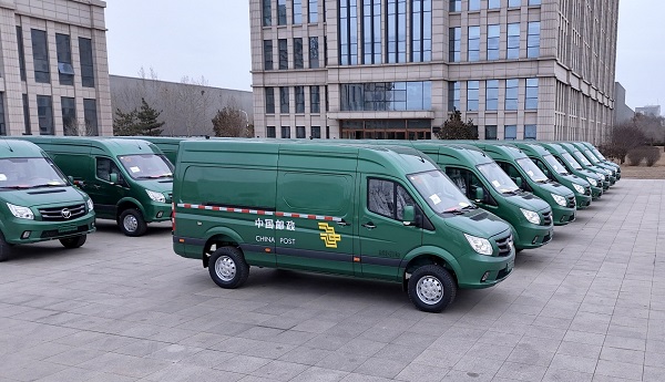 龙年开门红 图雅诺四驱邮政车批量交付中国邮政