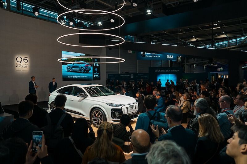全新奥迪Q6 Sportback e-tron亮相 颠覆性动感设计引领新篇章