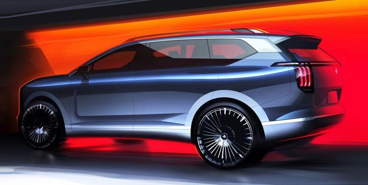 豪华智能旗舰SUV 昊铂HL官图曝光        