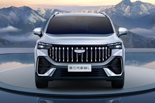 吉利第三代豪越L亮相 提供5/6/7座布局可选