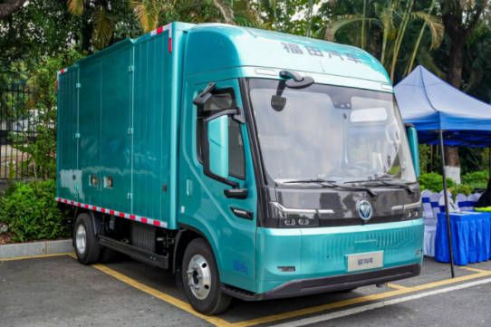 高端进化 智慧破界 全新启明星平台欧马可纯电轻卡亮相珠三角