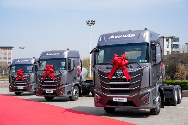 让资源运输更高效，欧曼星辉动力14L燃气车重塑运营新范式