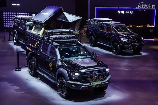 山海炮Hi4-T釣魚共創版領銜長城炮多款共創改裝車亮相改裝文化日