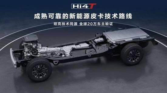 真新能源皮卡長城炮Hi4-T全國陸續到店 預售價14.98萬元起