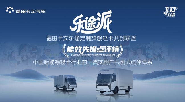 戰(zhàn)略升級福田卡文樂途派用戶共創(chuàng)聯(lián)盟成立能效先鋒點評榜正式啟航