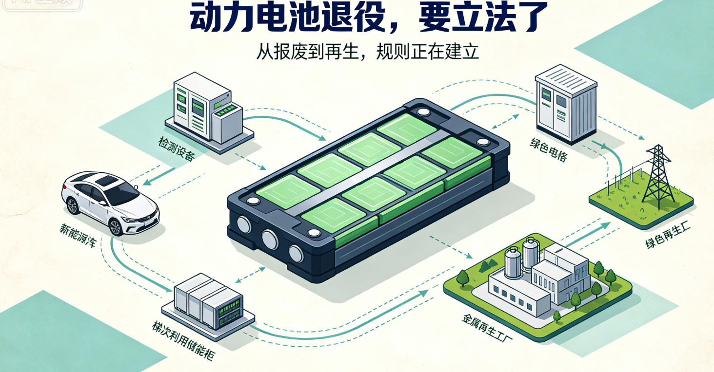 动力电池回收要立法 新车上市要