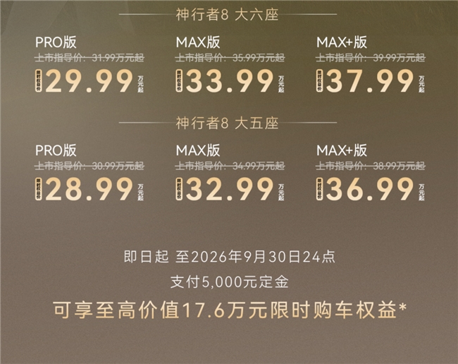 奇瑞捷豹路虎神行者8限时权益价28.99万起