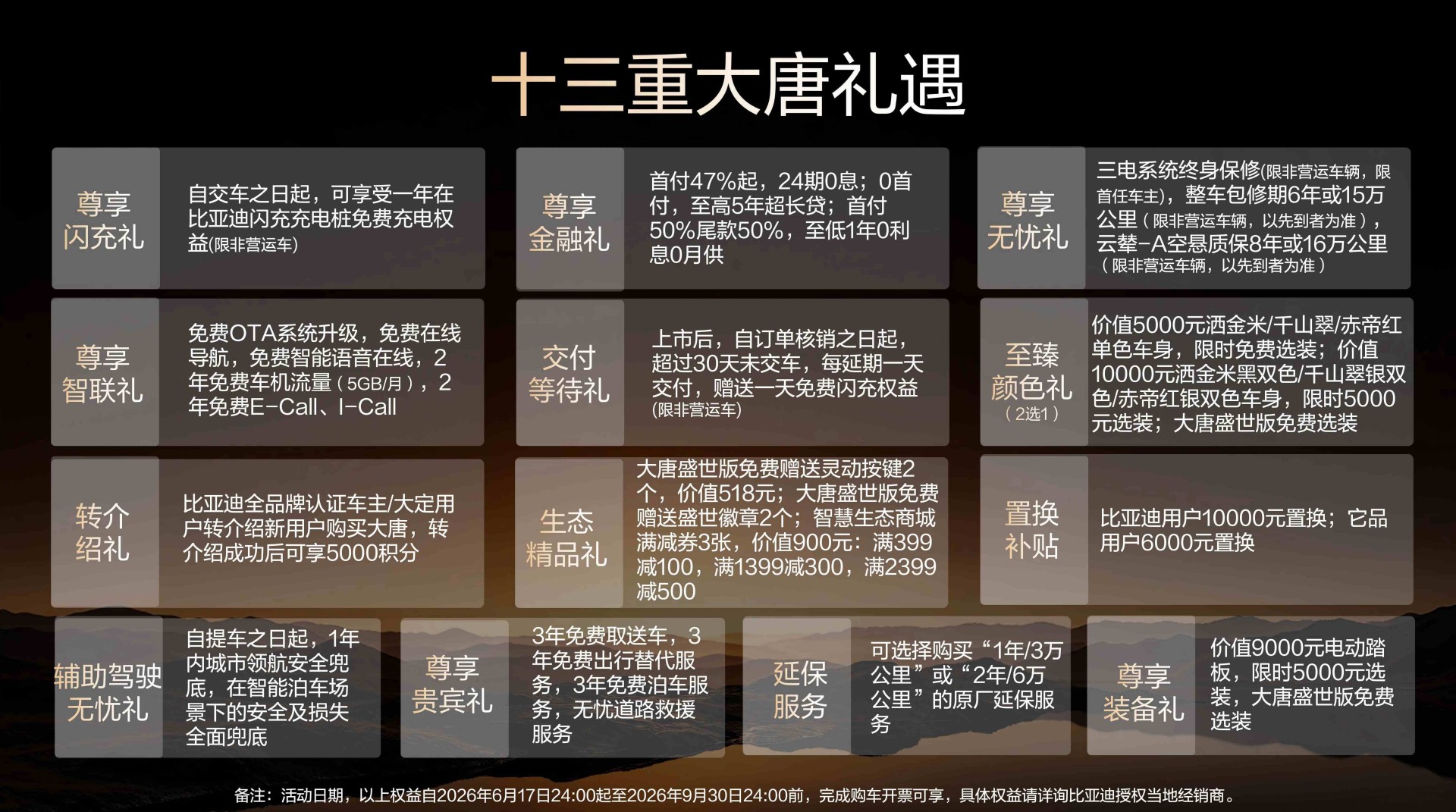 售价23.99万-30.99万元，比亚迪大唐EV正式上市